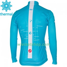 Wielershirt 2017 Team Sky N002 Winter Thermal Fleece